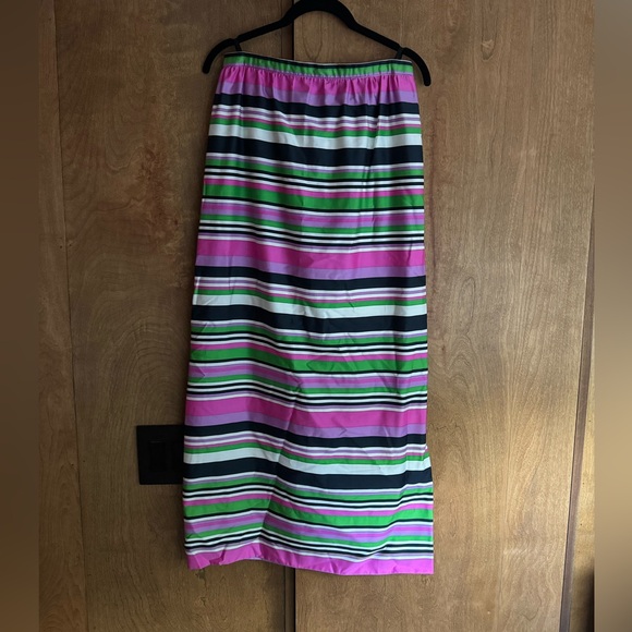 Vintage Designer Givenchy Silk Maxi Skirt - Picture 4 of 12